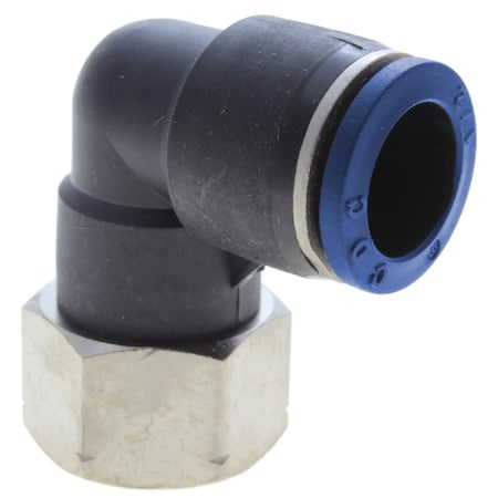 Technifit Fitting, PTC, Female Hex Elbow, 6mm x 1/4" Female BSPT (R) PLF06-02